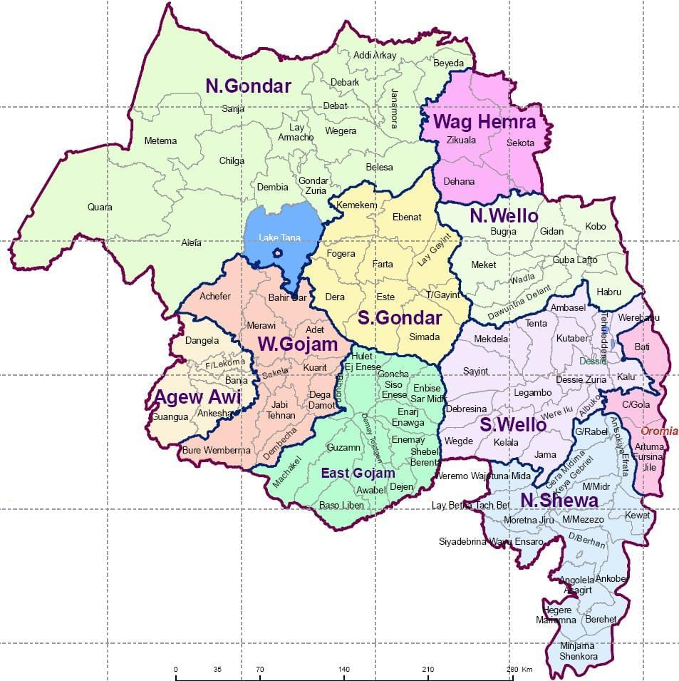 ಇಥಿಯೋಪಿಯ gondar ನಕ್ಷೆ