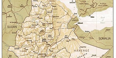 ಮಾಜಿ ಇಥಿಯೋಪಿಯನ್ ನಕ್ಷೆ