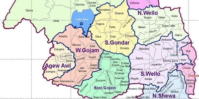 ಇಥಿಯೋಪಿಯ gondar ನಕ್ಷೆ
