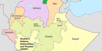 ಇಥಿಯೋಪಿಯನ್ tigray ನಕ್ಷೆ
